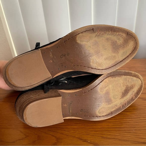 Sam Edelman Packer Leather Ankle Bootie Size 7 - Picture 12 of 14